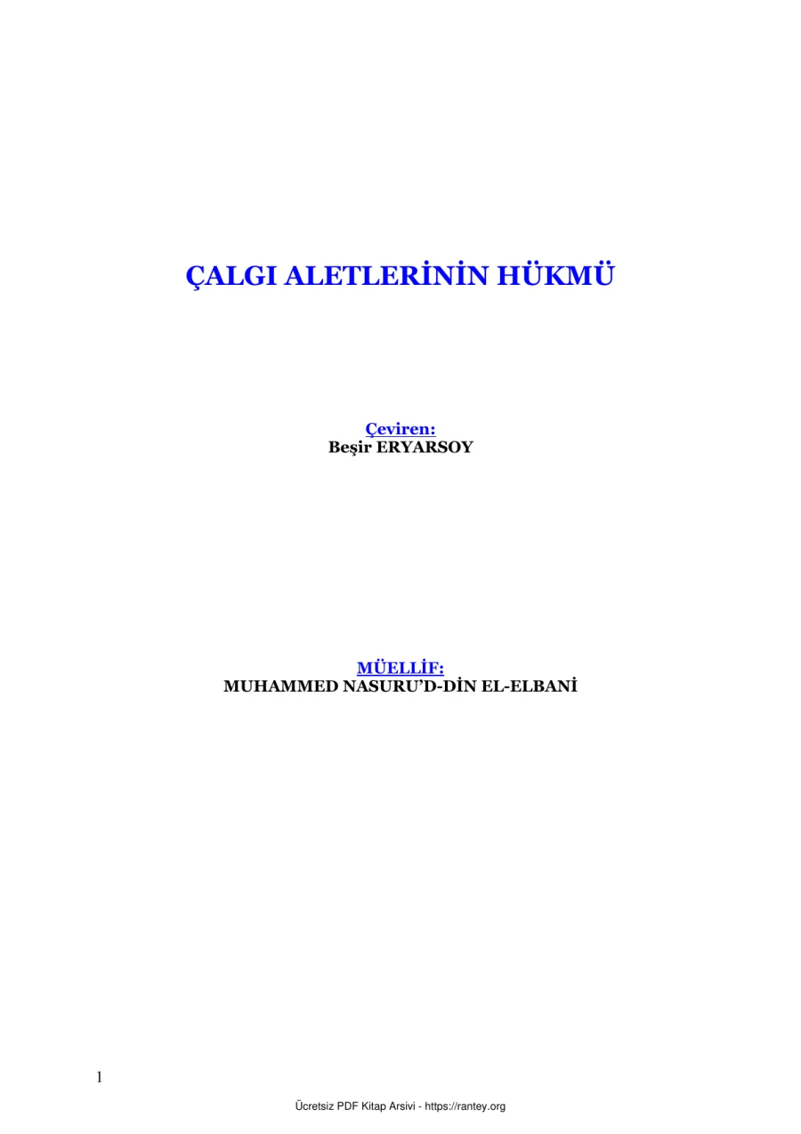 Hükmü Muhammed Nsırud Din el Elbn 1 Ebu Abdulmumin Tekin Mıhçı kapak görseli