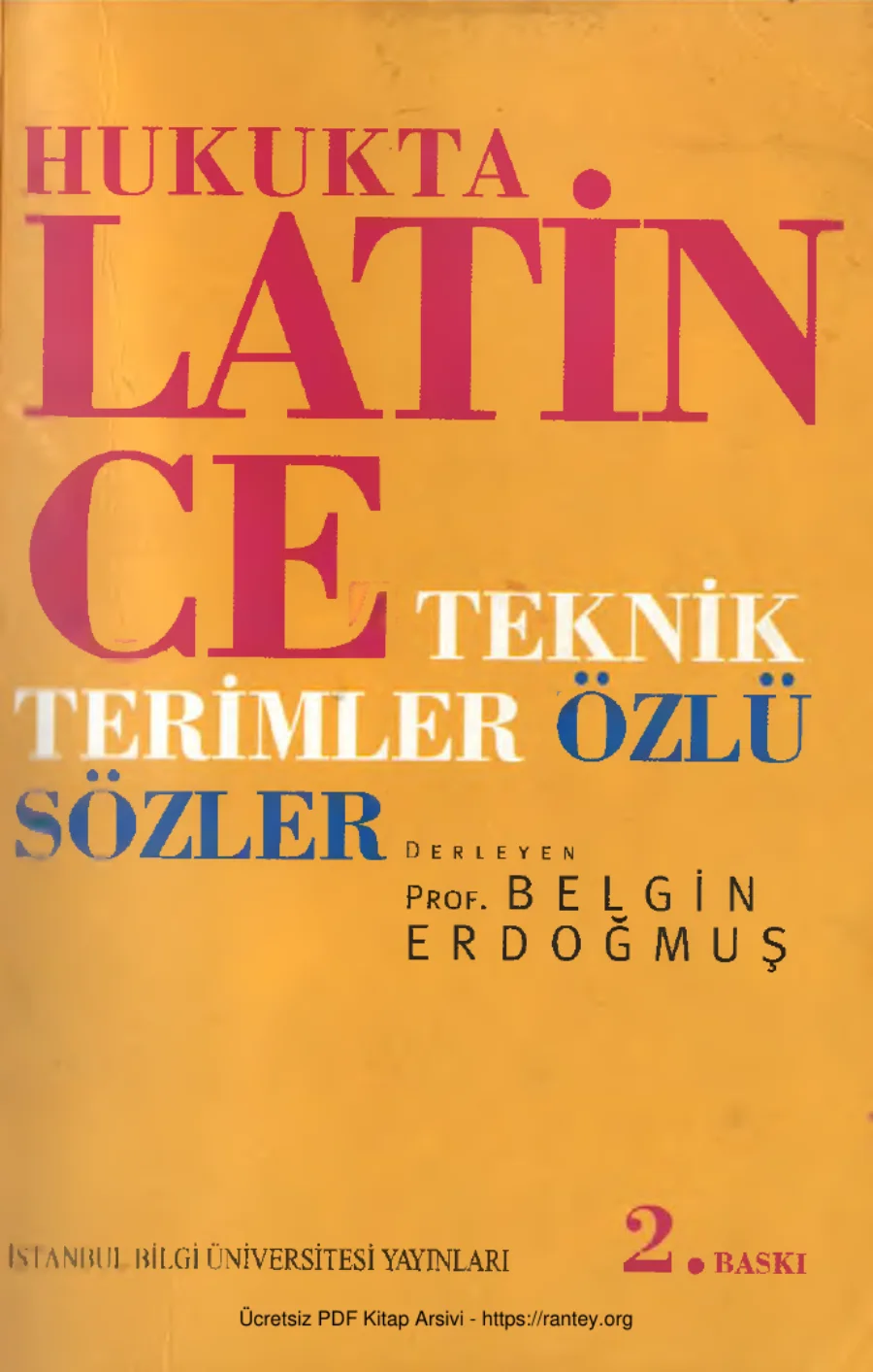Hukukta Latince Teknik Terimler ve Özlü Sözler kapak görseli