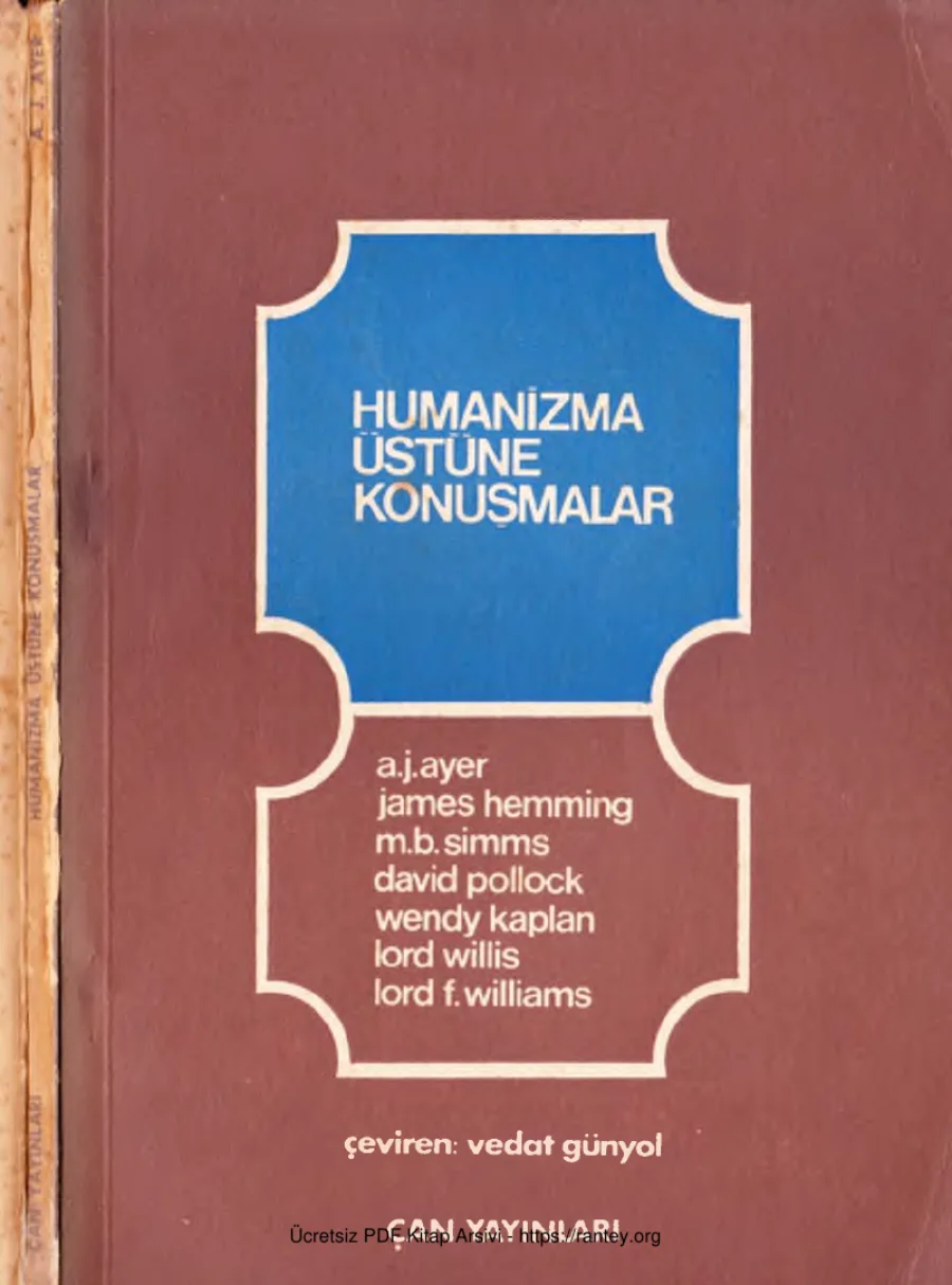 Hümanizma Üstüne Konuşmalar kapak görseli