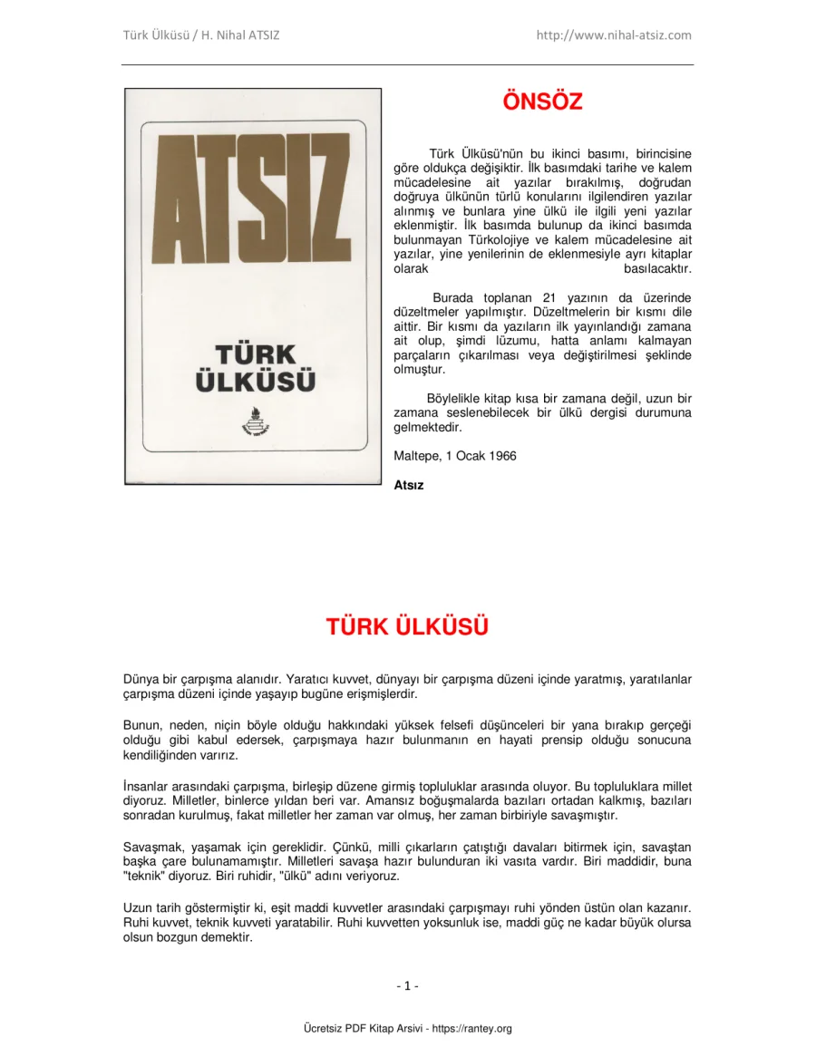 Hüseyin Nihl Atsız kapak görseli