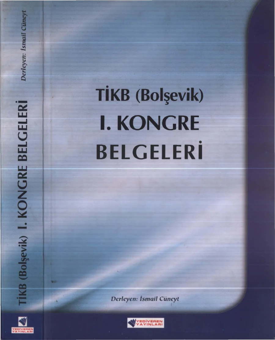 I Kongre Belgeleri kapak görseli