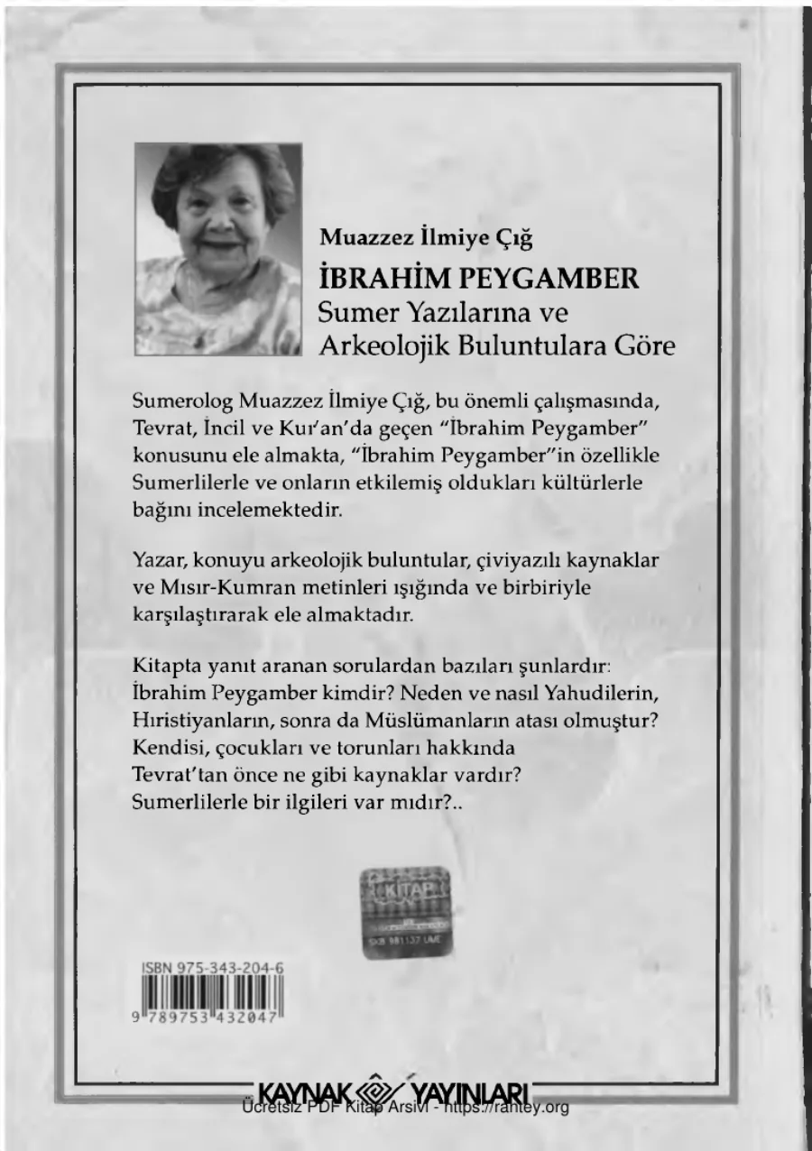 İbrahim Peygamber sümer yazılarına ve arkeolojik buluntulara göre kapak görseli