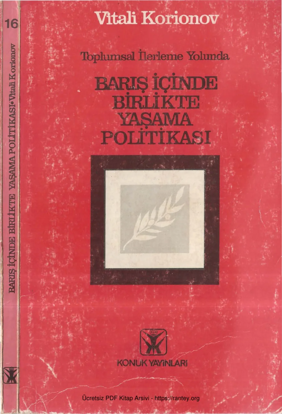 İçinde Birlikte Yaşama Politikası kapak görseli