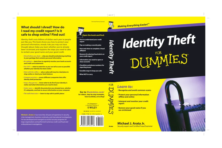 Identity Theft For Dummies kapak görseli