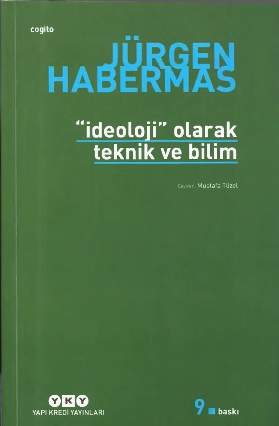 İdeoloji olarak Teknik ve Bilim kitap kapağı