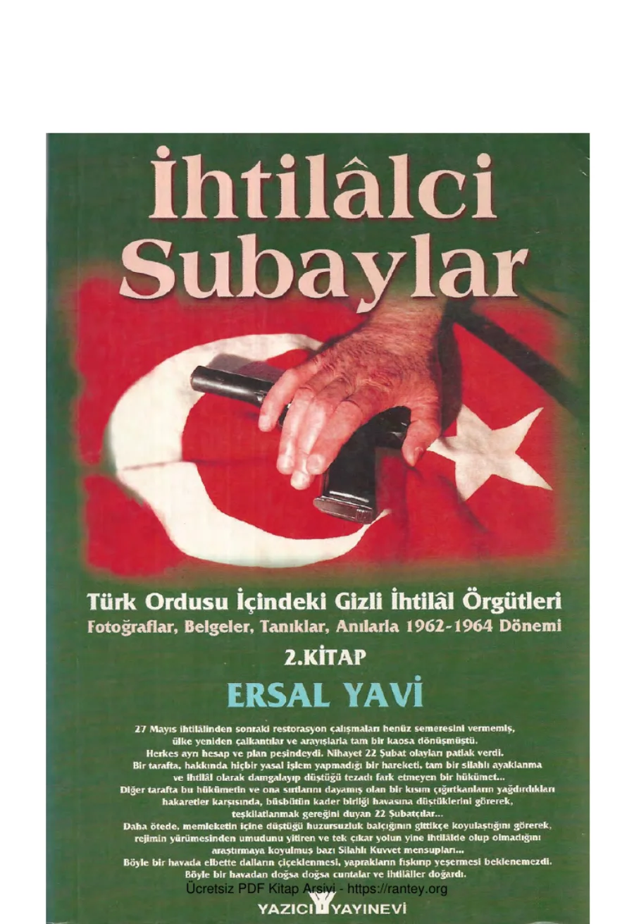 İhtilalci Subaylar Cilt 2 Yazıcı Yayınları kapak görseli