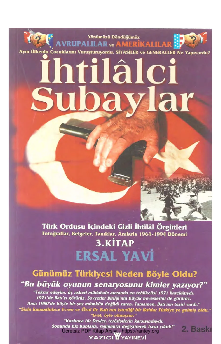İhtilalci Subaylar Cilt 3 Yazıcı Yayınları kapak görseli
