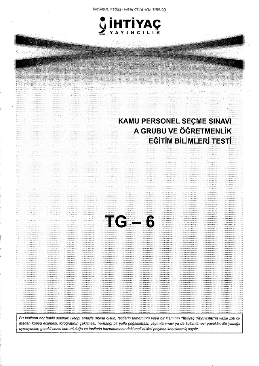 İHTİYAÇ 6 EB kapak görseli