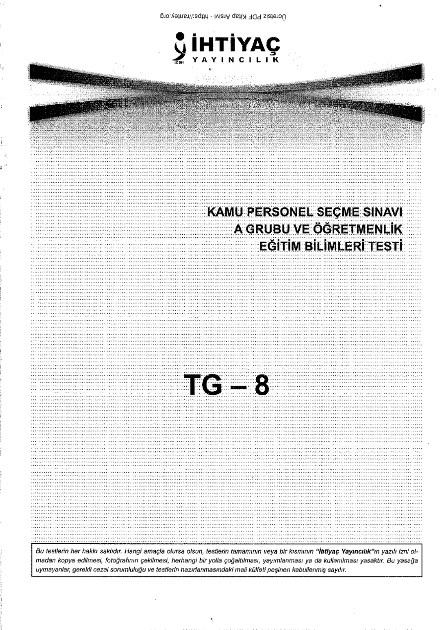 İHTİYAÇ 8 EB kapak görseli
