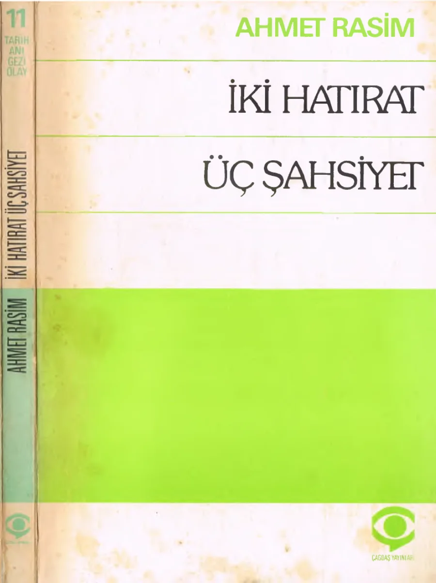 İki Hatırat Üç Şahsiyet kapak görseli