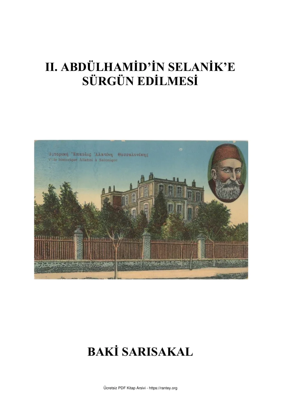 ikinci abdulhamidin selanike sürgünedilmesi kapak görseli