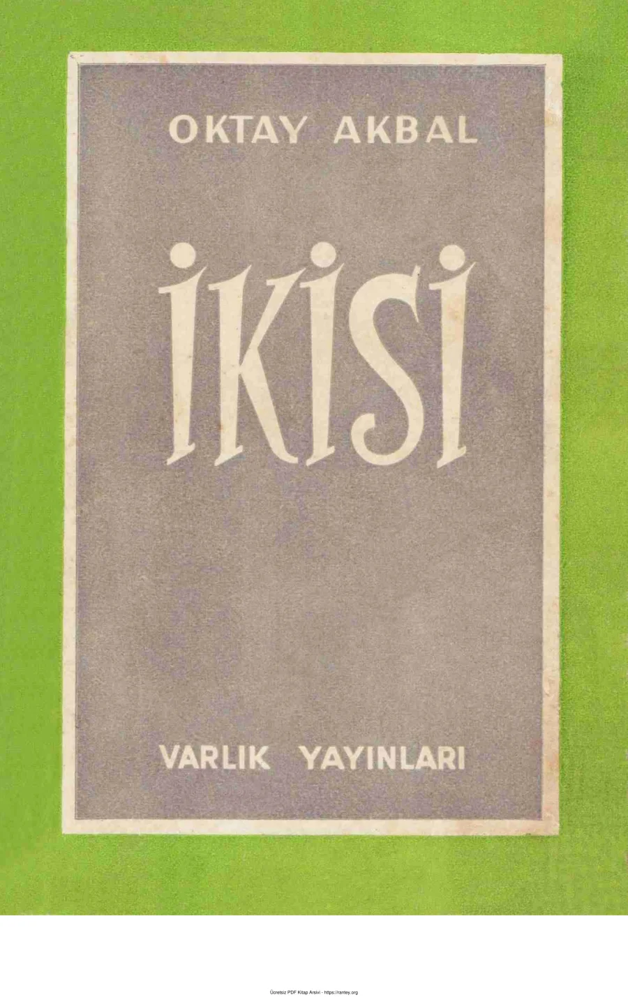 İkisi kapak görseli