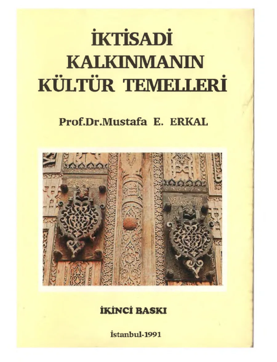İktisadi Kalkınmanın Kültür Temelleri Yenilik Yayınları kapak görseli