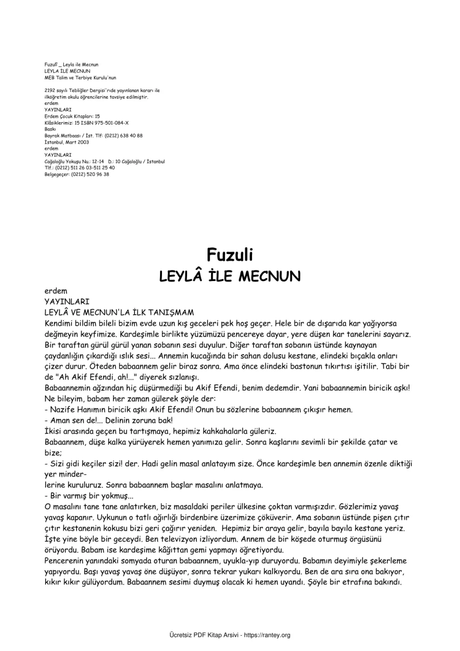 ile Mecnun kapak görseli