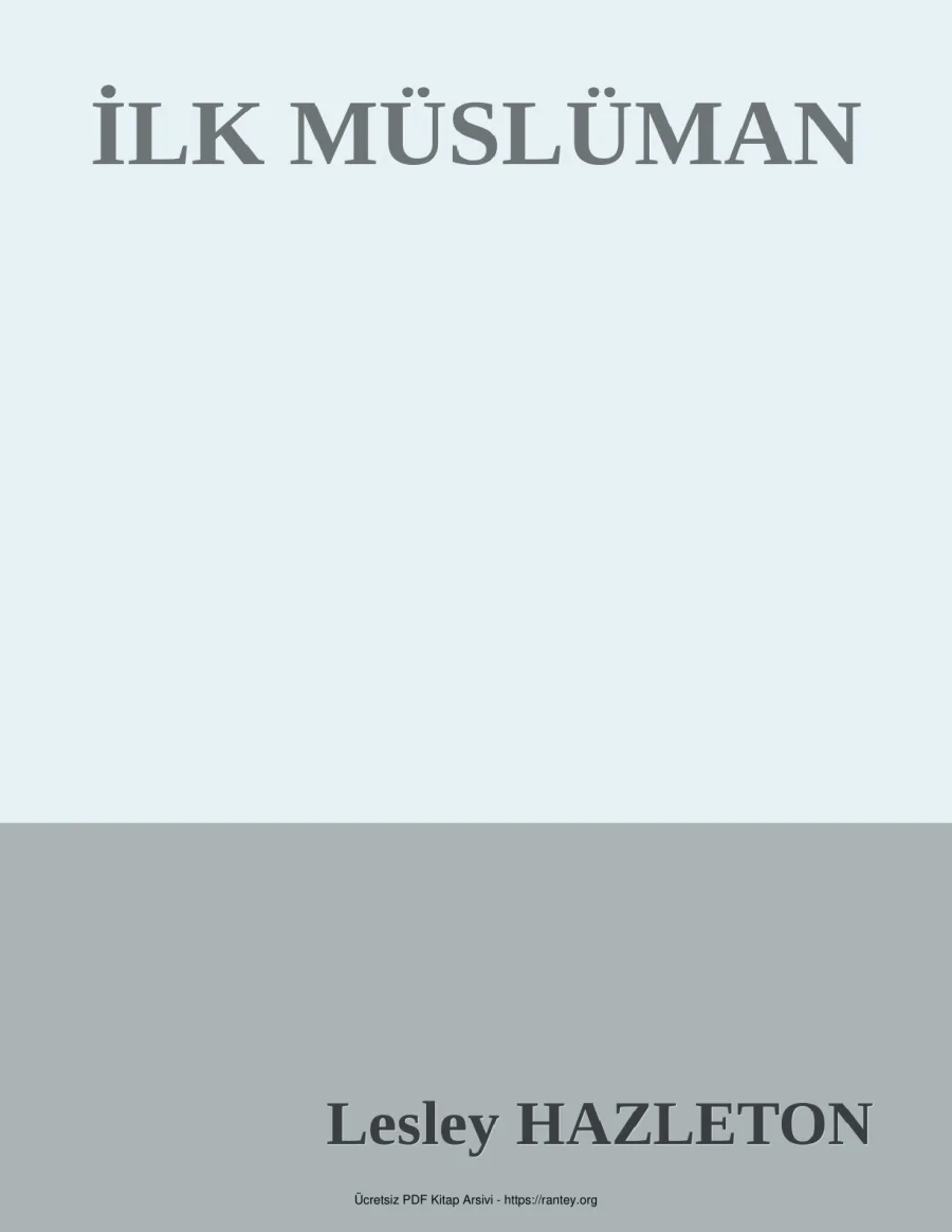 İlk Müslüman kapak görseli