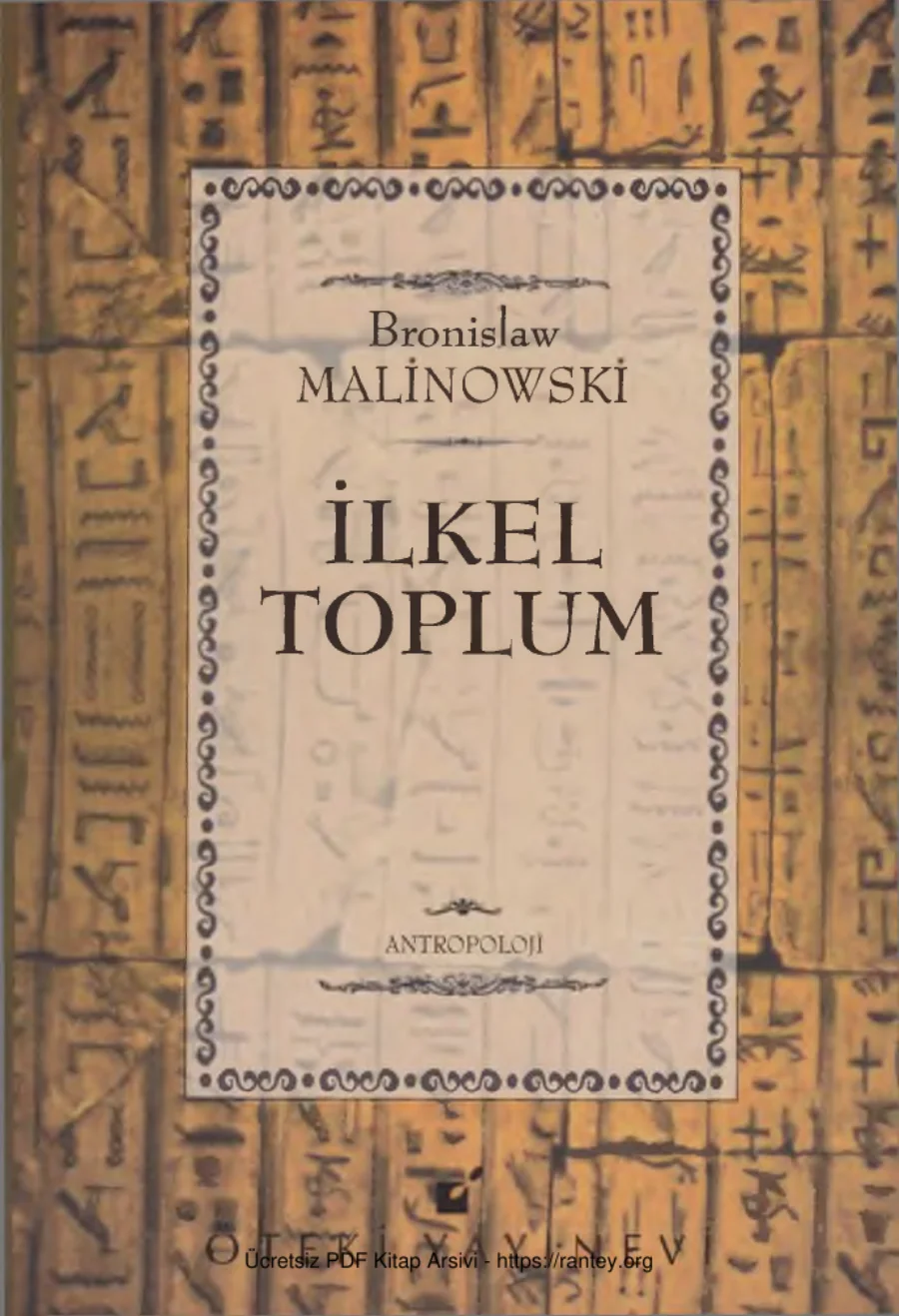 İlkel Toplum kapak görseli