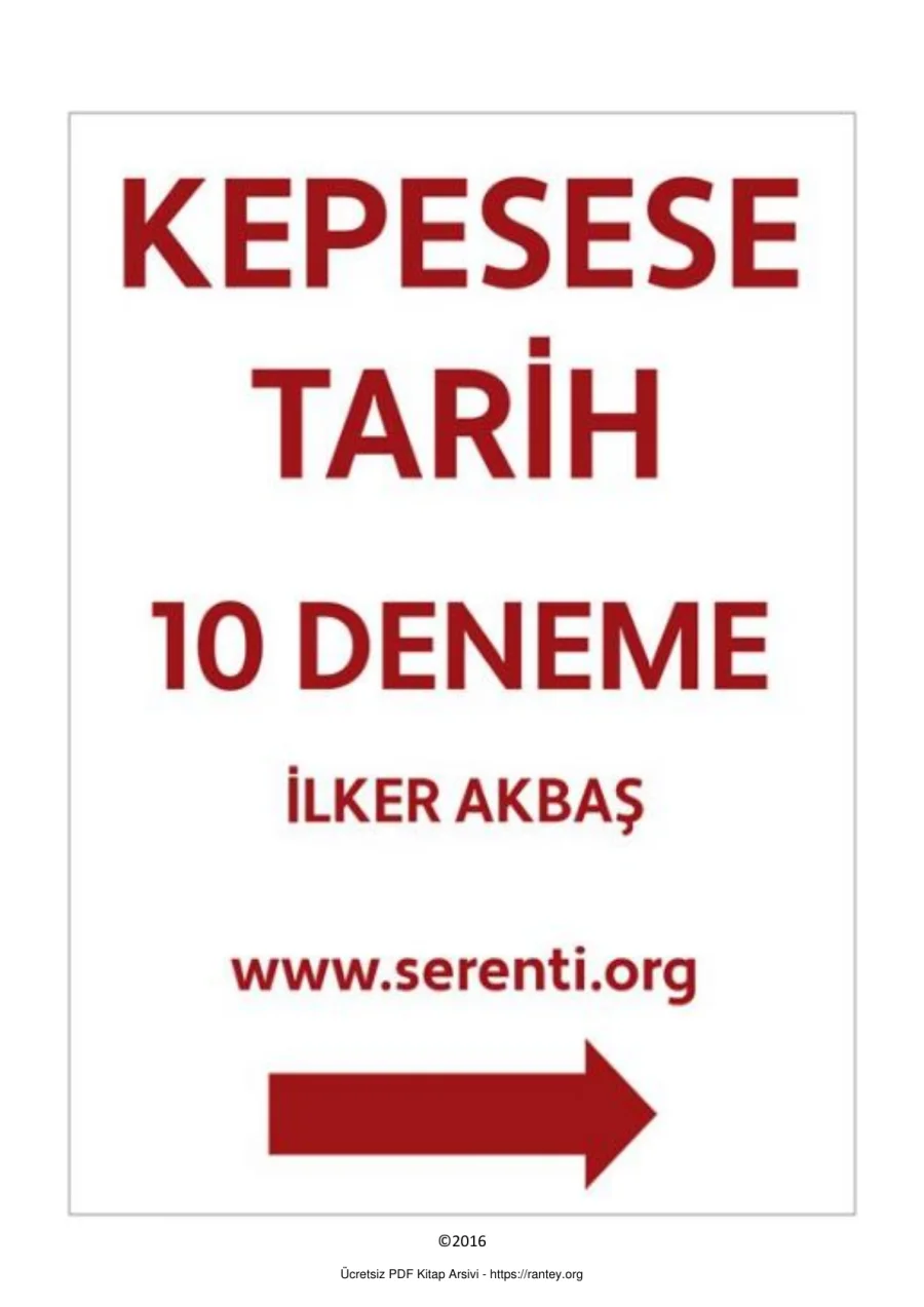 İLKER AKBAŞ 10 TARİH DENEMESİ kapak görseli