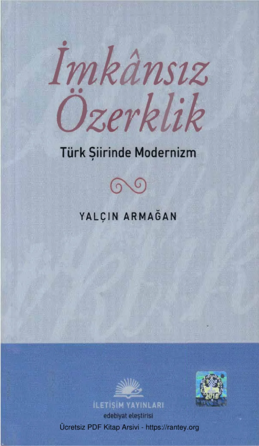 İmknsız Özerklik İletişim Yayınları kapak görseli