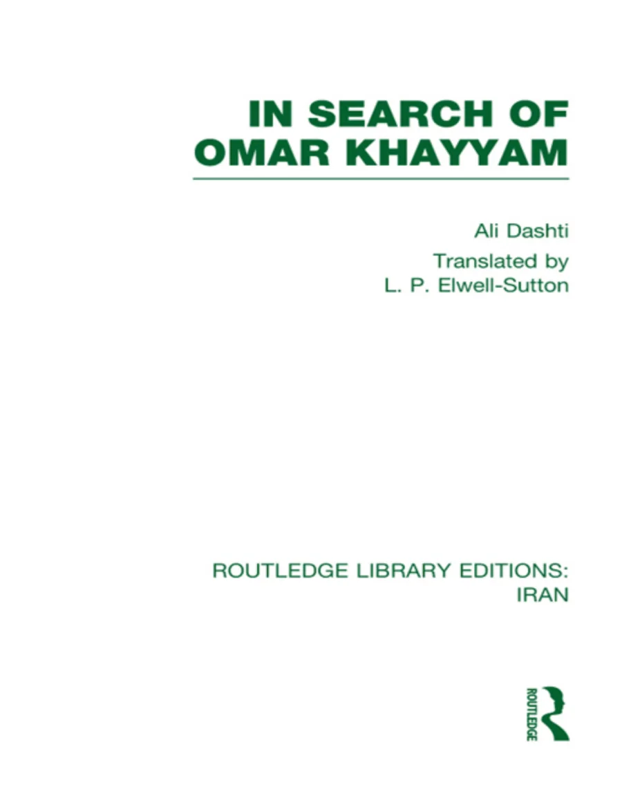 In Search of Omar Khayyam PDF kapak görseli