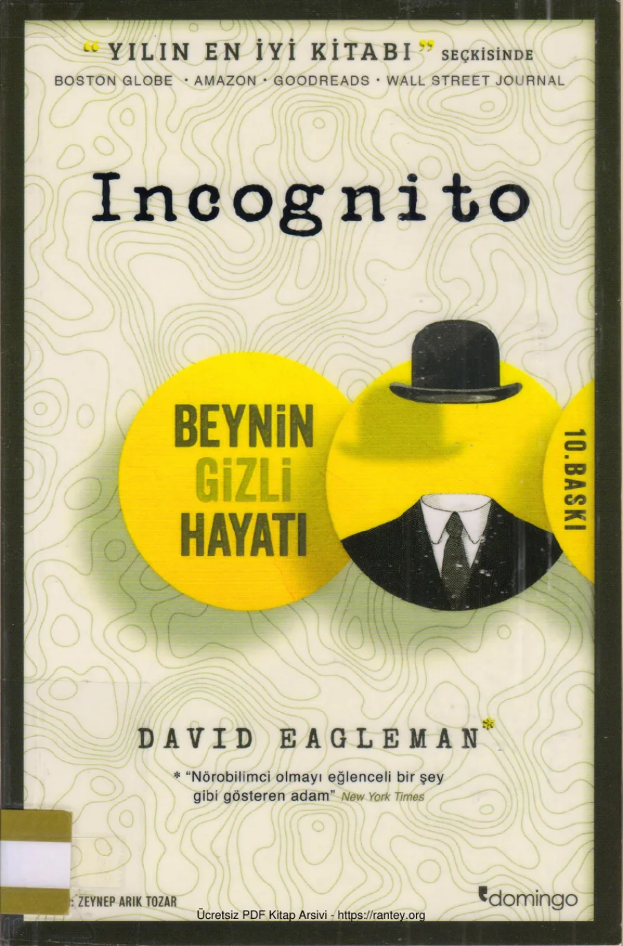 İncognito Beynin Gizli Hayatı kapak görseli