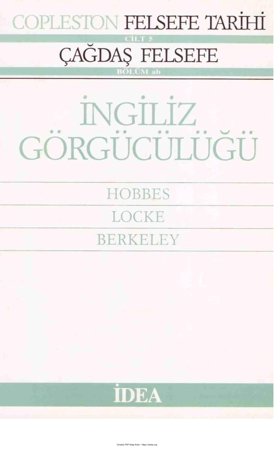 İngiliz kapak görseli