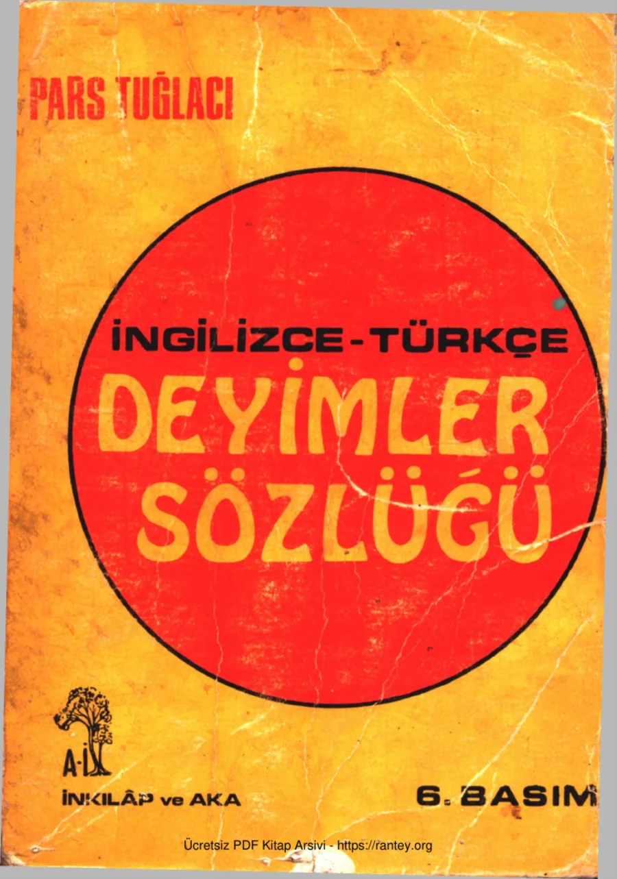 İngilizce Türkçe Deyimler Sözlüğü kapak görseli