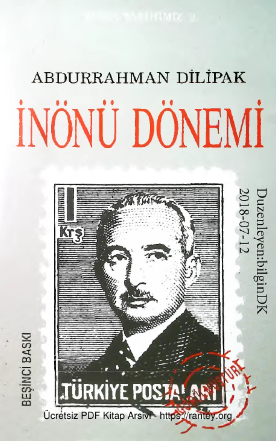 Inonu Donemi kapak görseli
