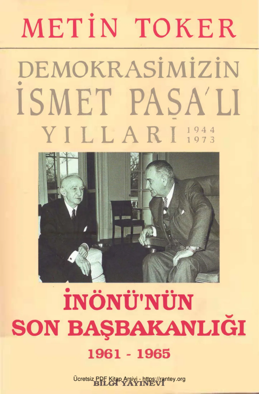 İnönünün Son Başbakanlığı 1961 1965 kapak görseli