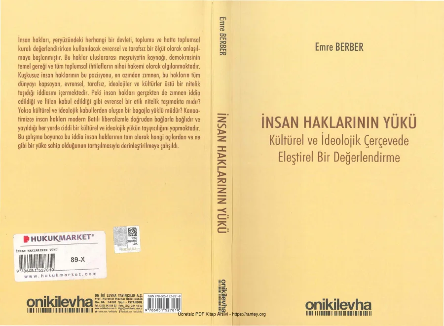 İnsan Haklarının Yükü kapak görseli
