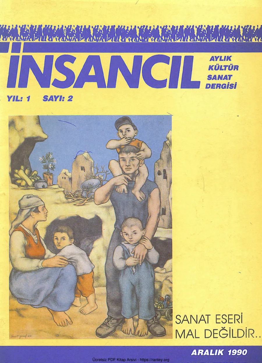İnsancıl Dergisi Sayı 002 Aralık 1990 kapak görseli