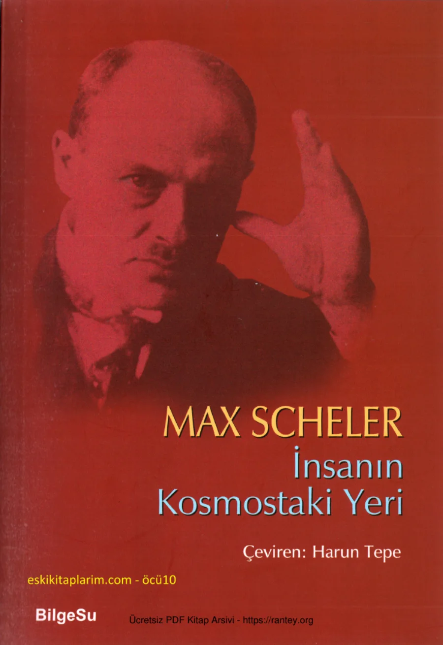 İnsanın Kosmostaki Yeri kapak görseli