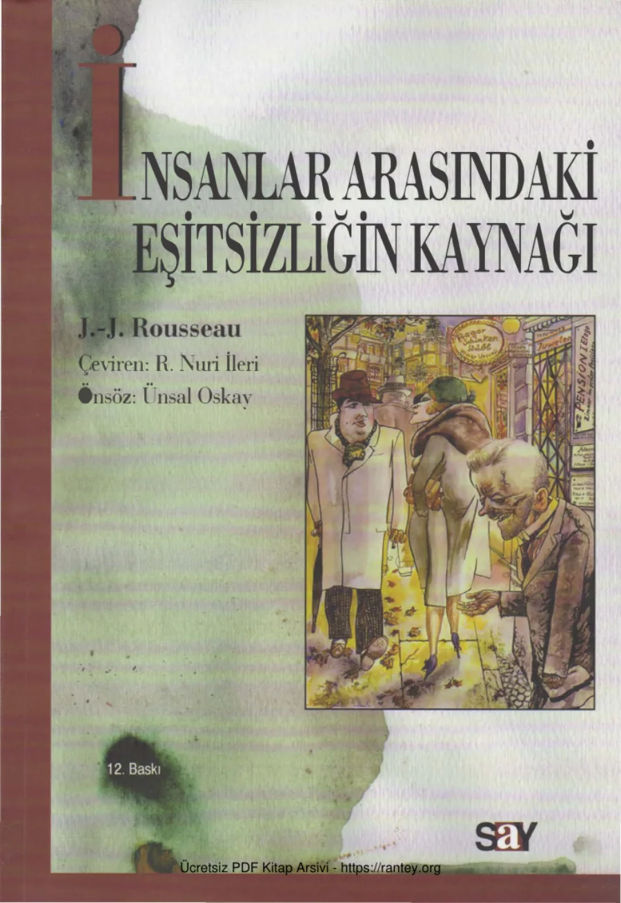 İnsanlar Arasındaki Eşitsizliğin Kaynağı kapak görseli