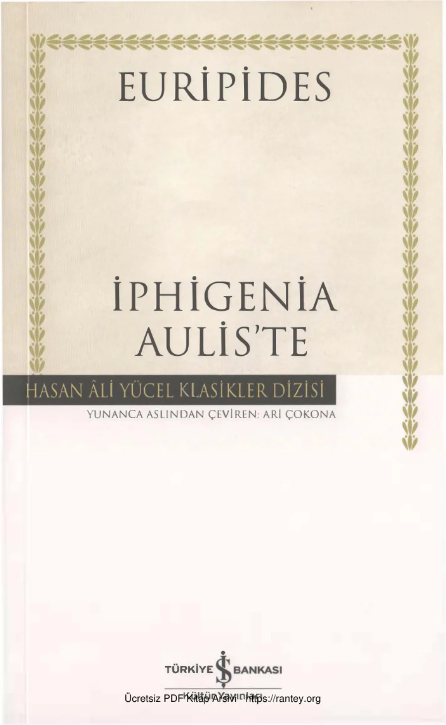 İphigenia Aulis'te kapak görseli