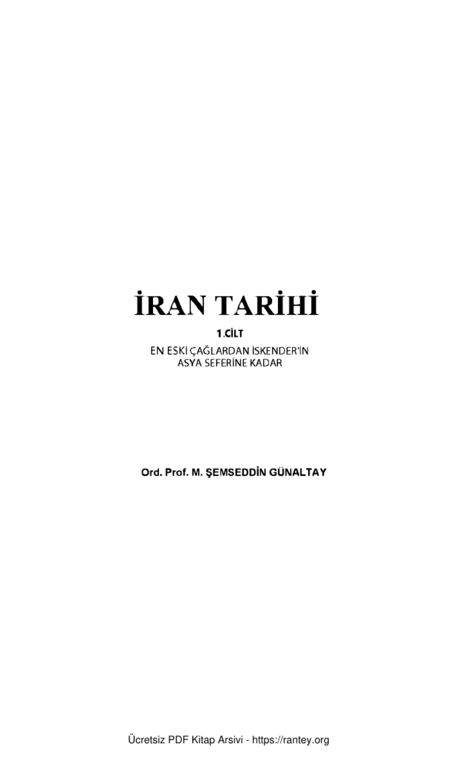 İran Tarihi kapak görseli