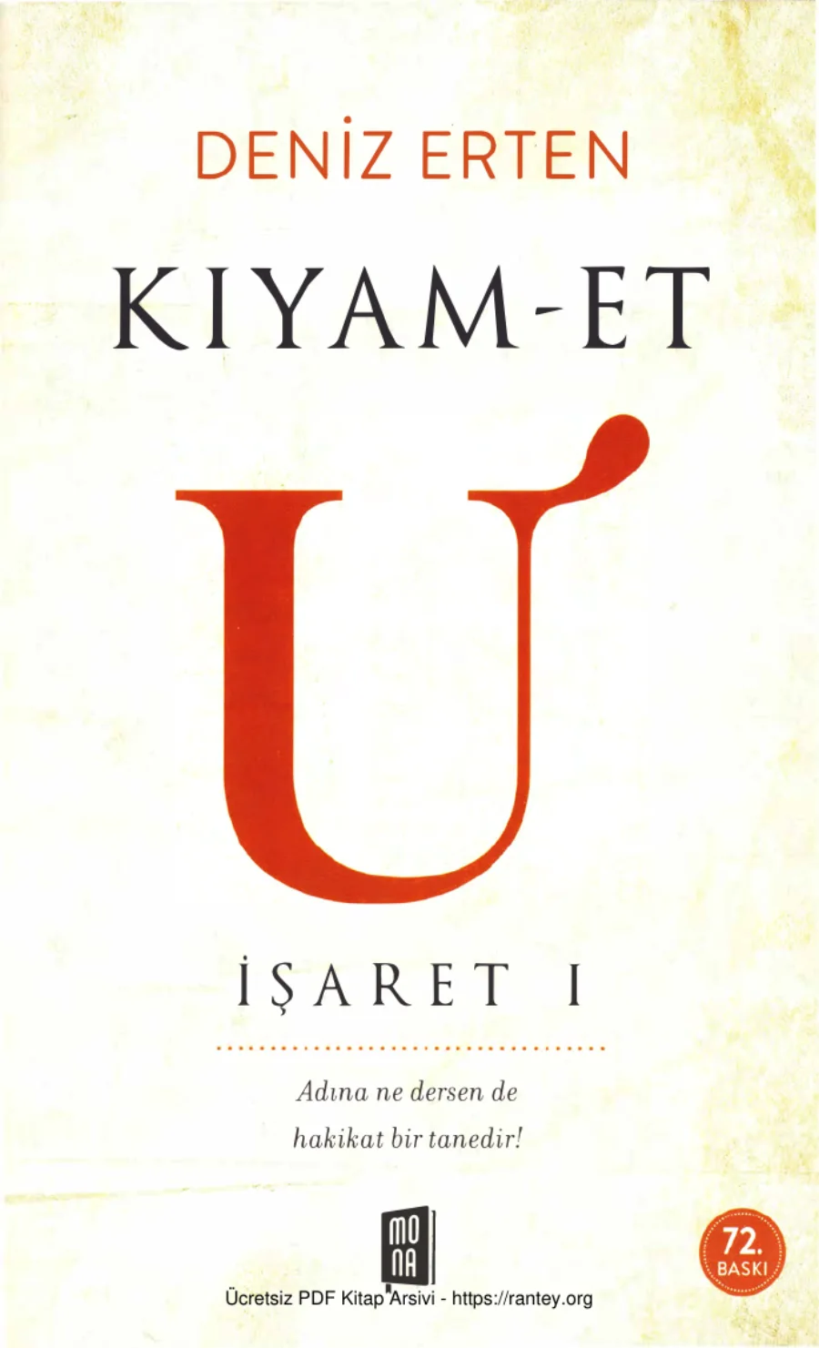İşaret Serisi 01 U Kıyam et kapak görseli