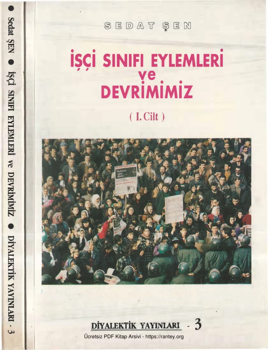 İşçi Sınıfı Eylemleri ve Devrimimiz Cilt I kapak görseli