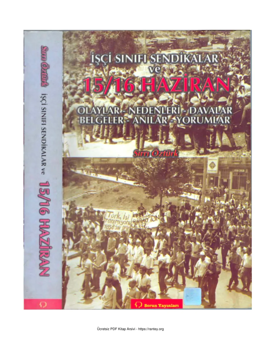 İşçi Sınıfı Sendikalar ve 15 16 Haziran kapak görseli