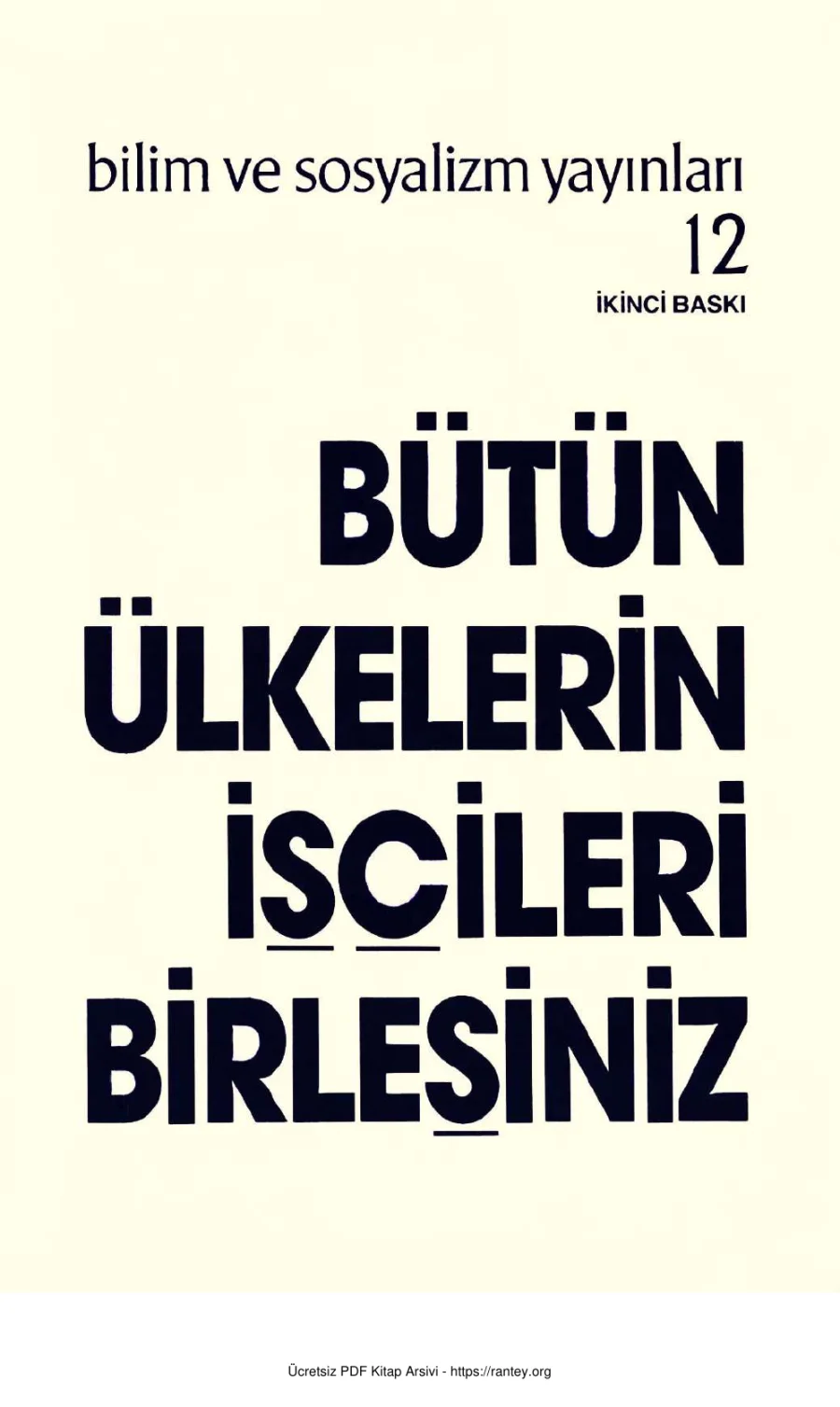 İşçileri Birleşiniz kapak görseli