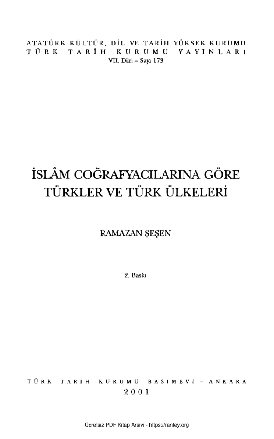 İslam Coğrafyacılarına Göre Türkler ve Türk Ülkeleri kapak görseli