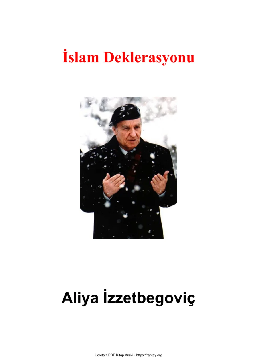 İslam Deklerasyonu kapak görseli