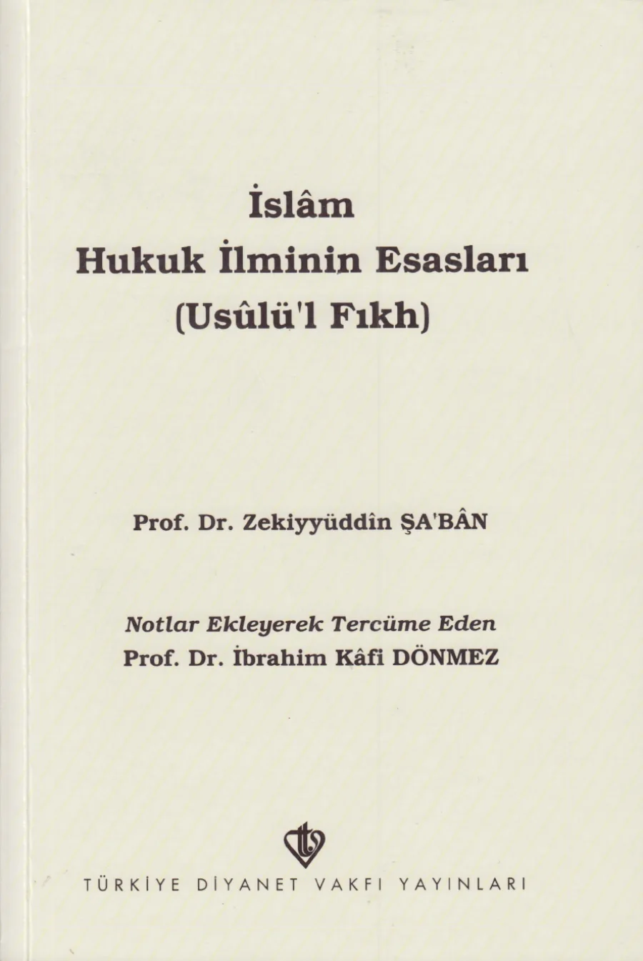 İslam Hukuk İlminin Esasları kapak görseli