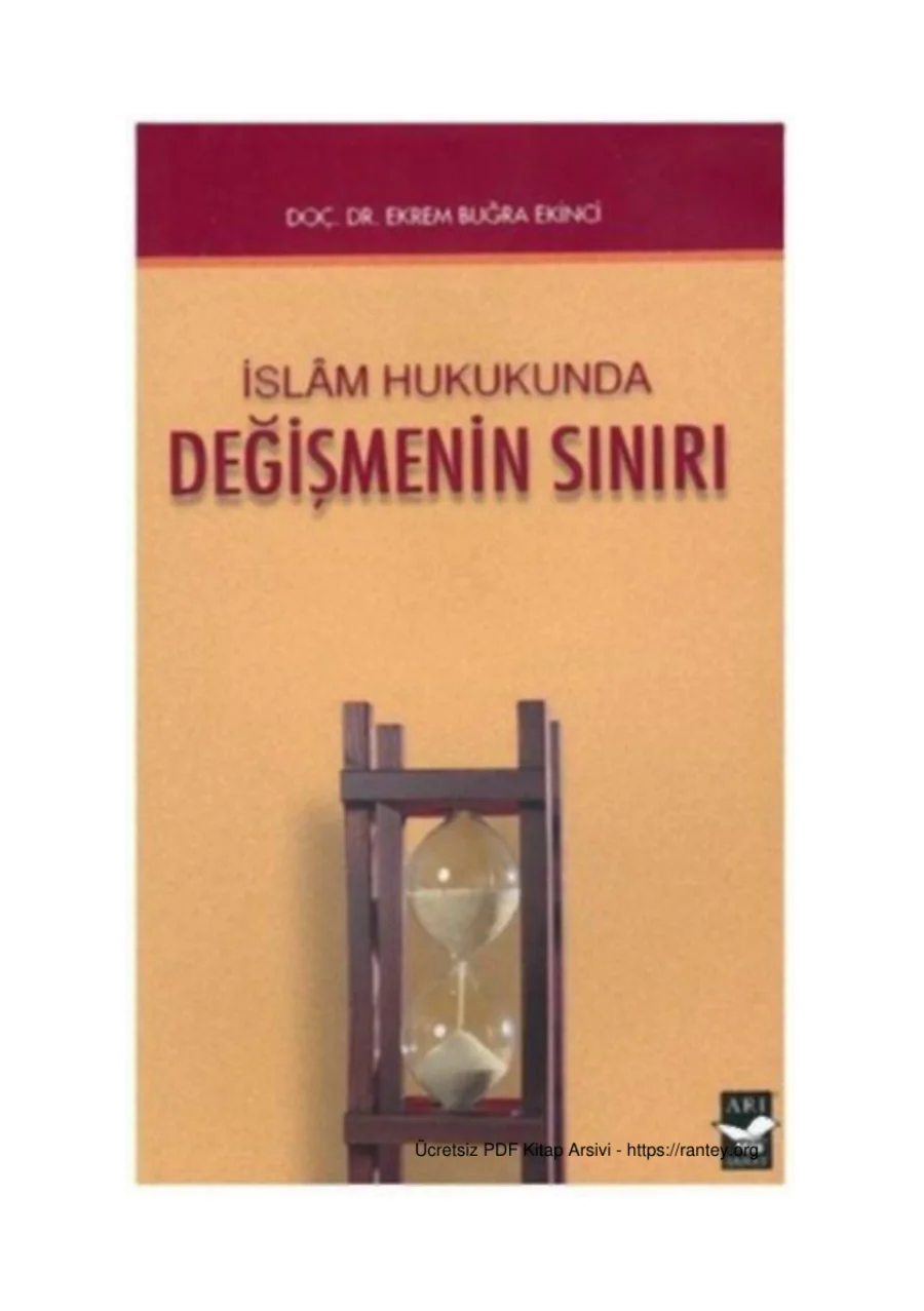 İslam Hukukunda Değişmenin Sınırı Arı Sanat Yayınları kapak görseli