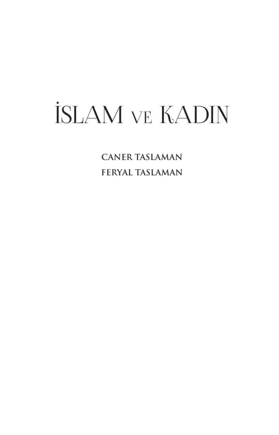 İslam ve Kadın kapak görseli