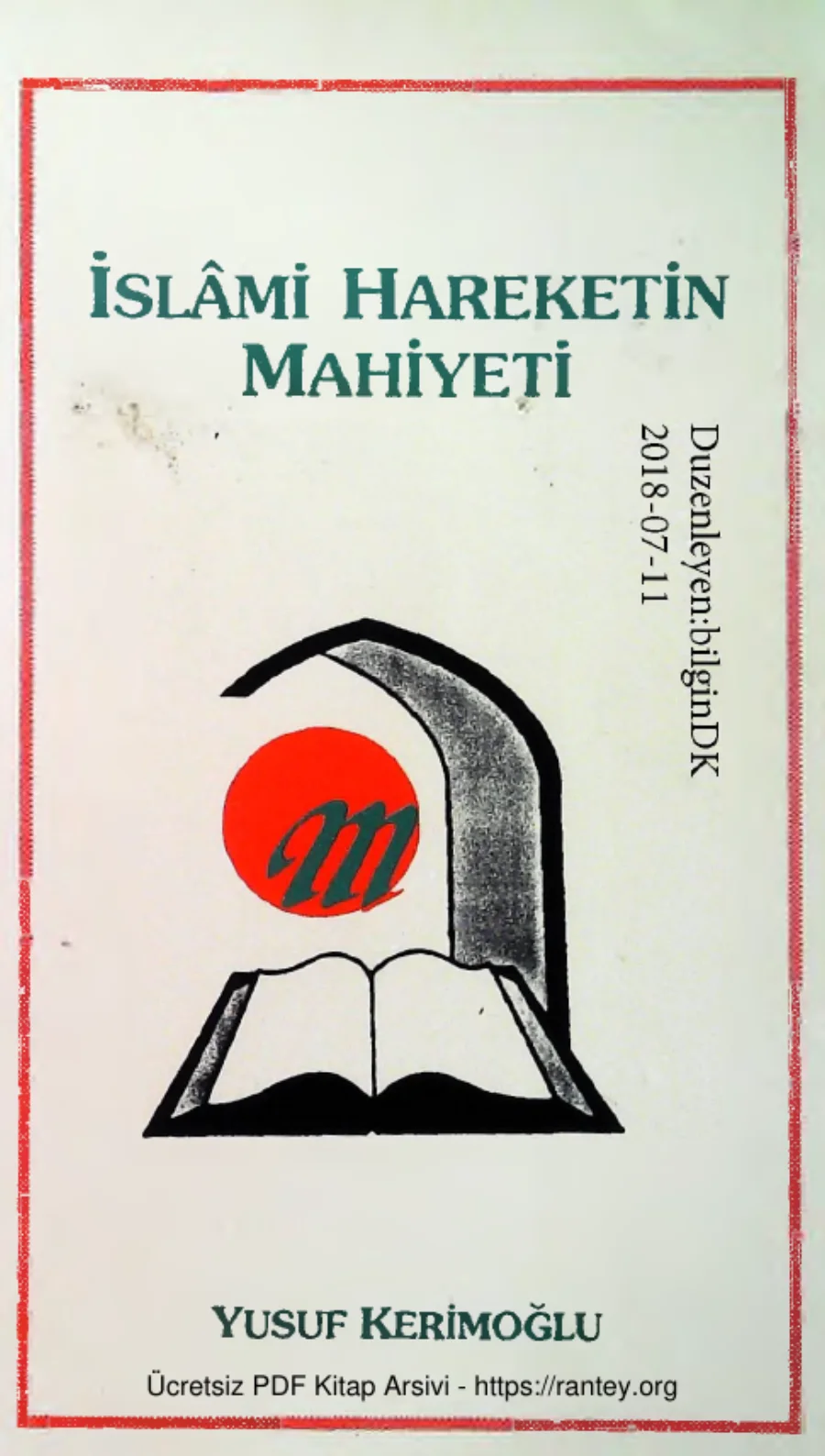 Islami Hareketin Mahiyeti kapak görseli