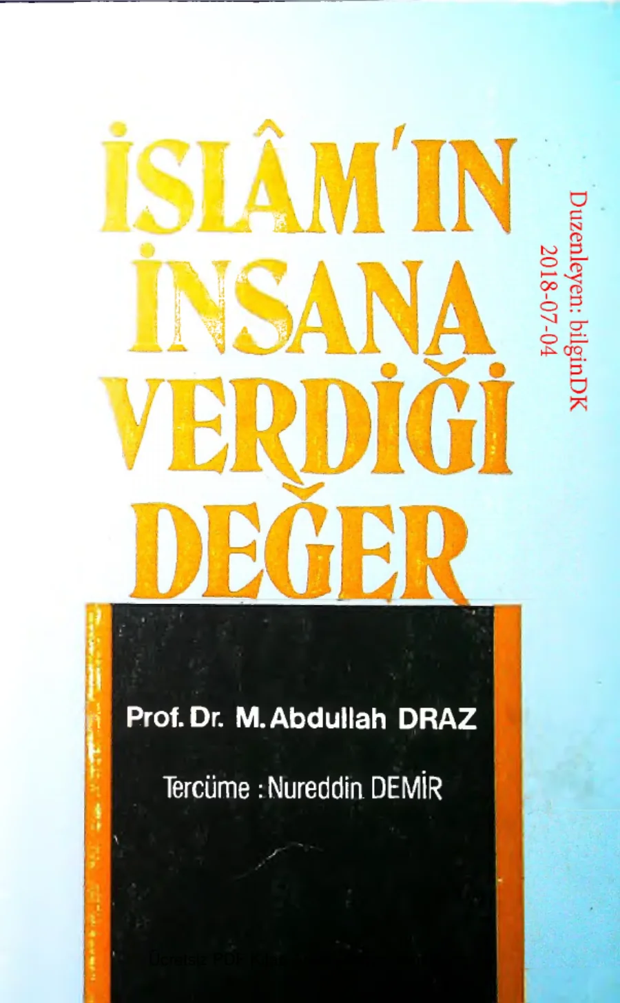 Islamin Insana Verdigi Deger kapak görseli