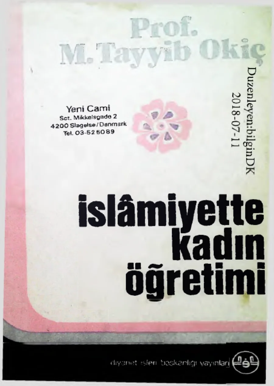 Islamiyette Kadin Ogretimi kapak görseli