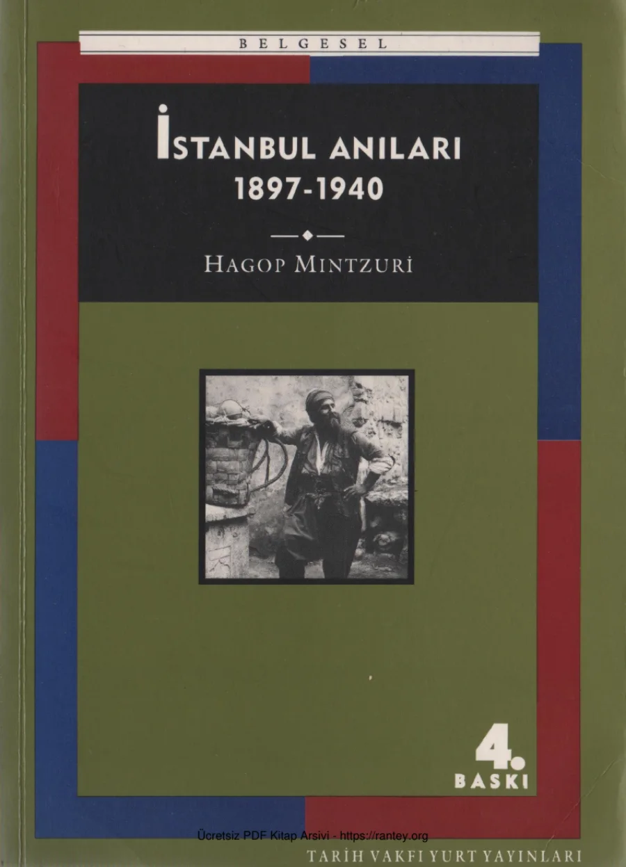 İstanbul Anıları 1897 1940 Tarih Vakfı Yurt Yayınları kapak görseli