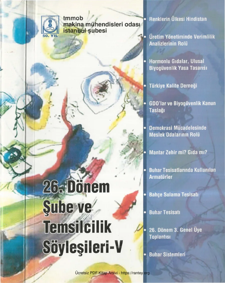 İstanbul Şubesi 26 Dönem Şube ve Temsilcilik Söyleşileri V kapak görseli