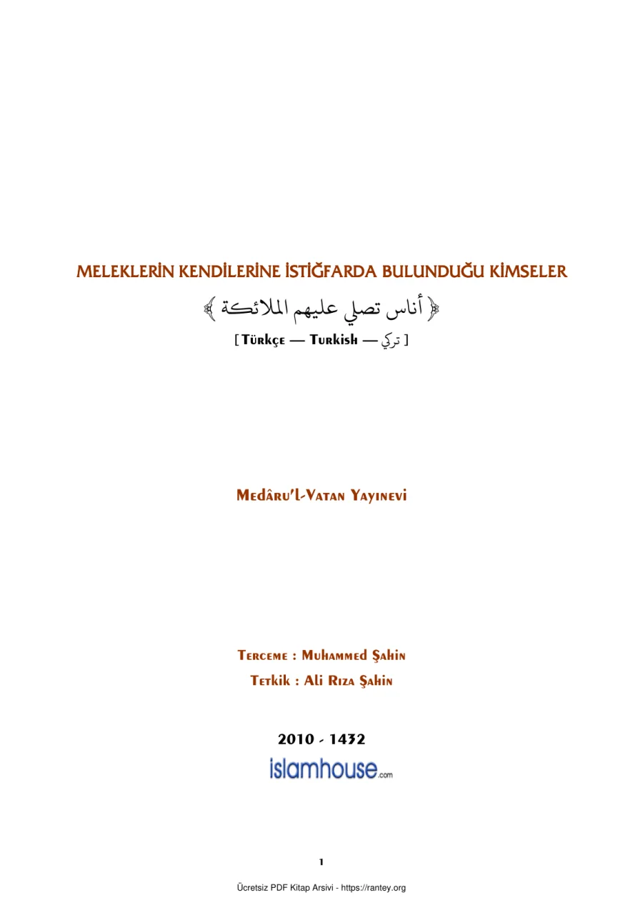istigfarda bulunduklari kimseler Ebu Abdulmumin Tekin Mıhçı kapak görseli