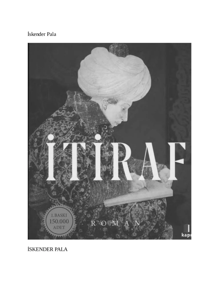 İtiraf PDF kapak görseli
